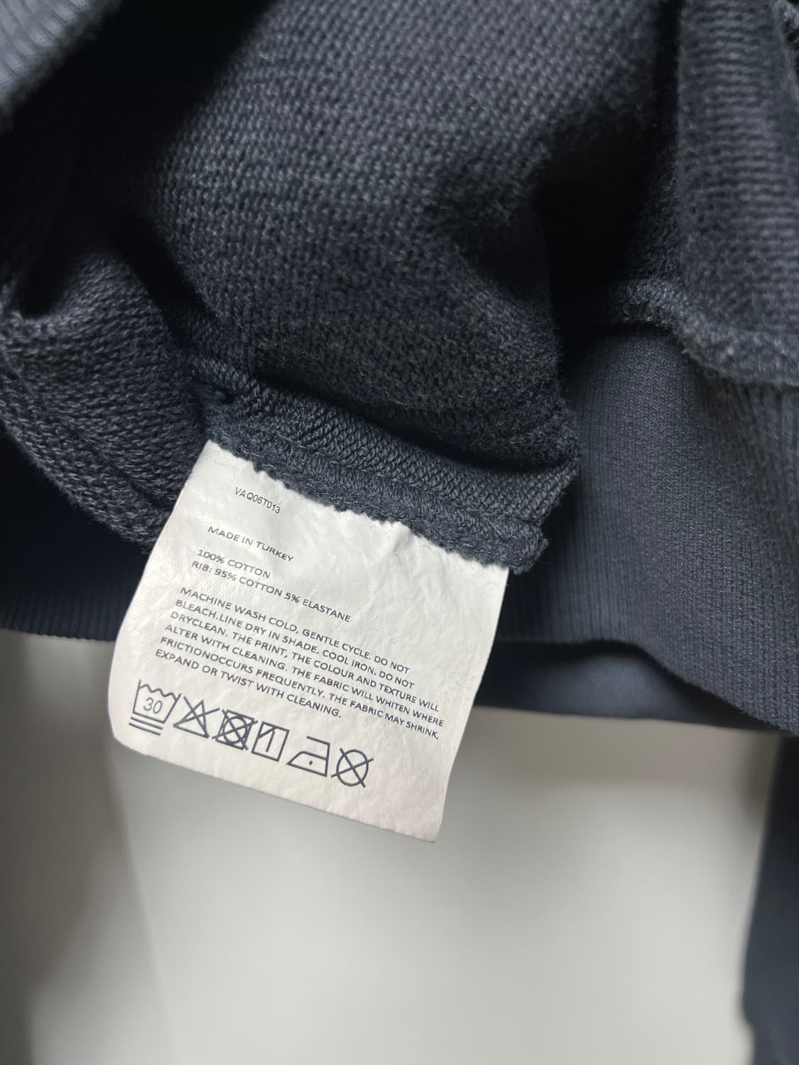 바퀘라 트위스트 후드 집업 네이비M 상품이미지8