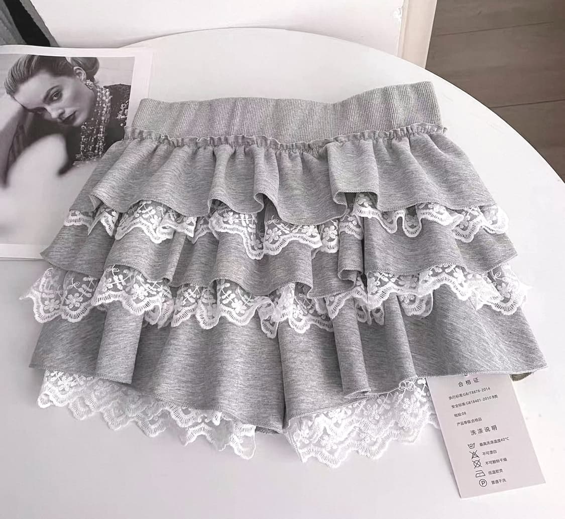 네코미미 리본 후집 후드집업 백리본 핸드워머 히메갸루 갸루 세트 상품이미지4