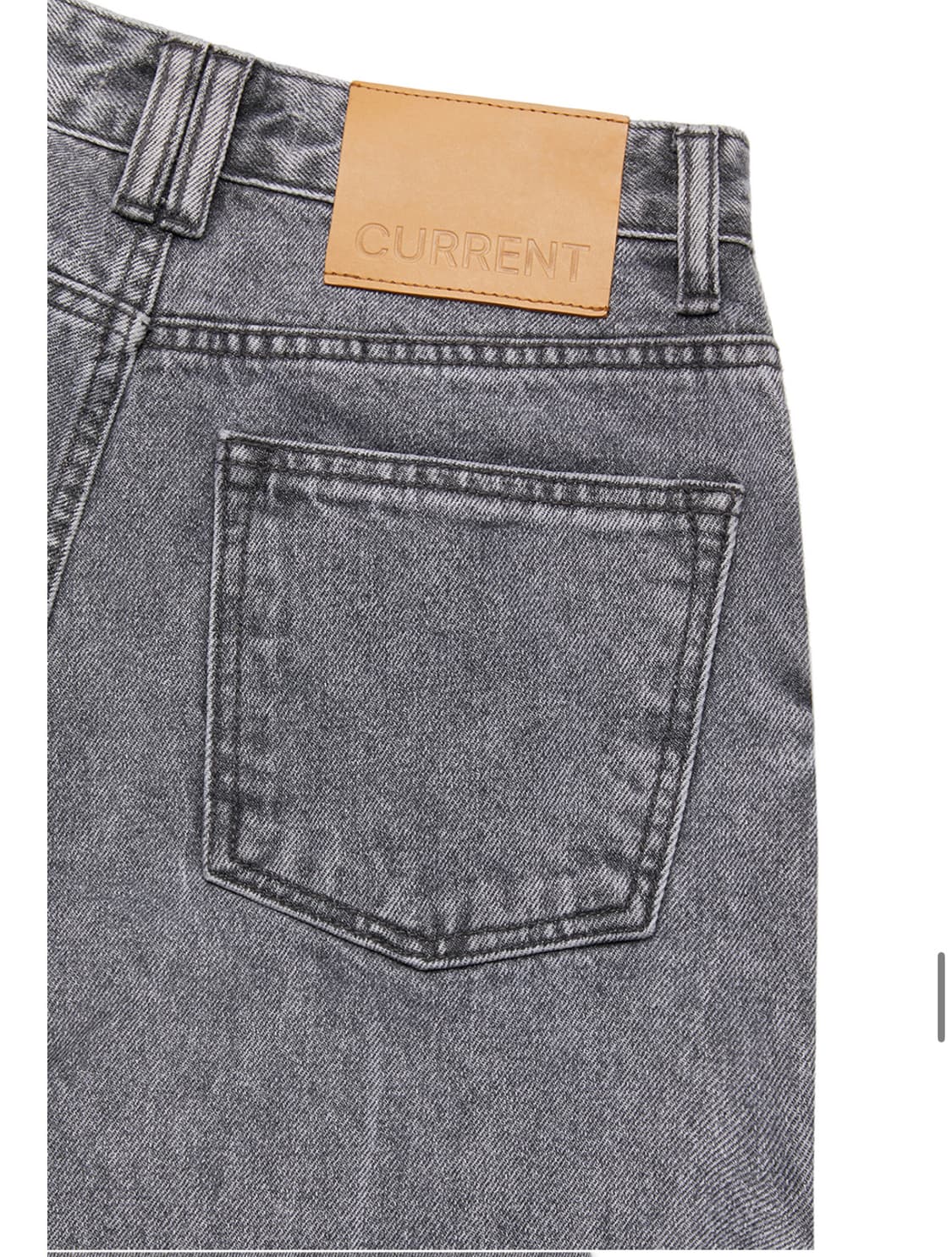 커렌트 미드 라이즈 워싱 진 그레이 상품이미지6