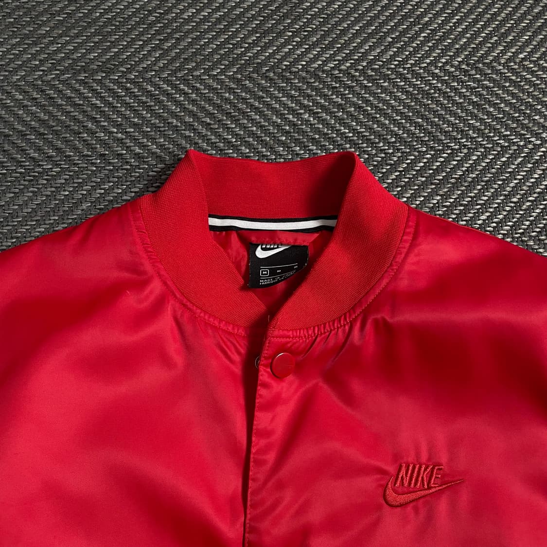 나이키 올드스쿨 빅로고 배색 바시티 자켓 y 5034 상품이미지6