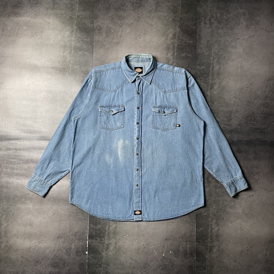 DICKIES 디키즈 빈티지 코튼 웨스턴 데님 셔츠 A00864 상품이미지1