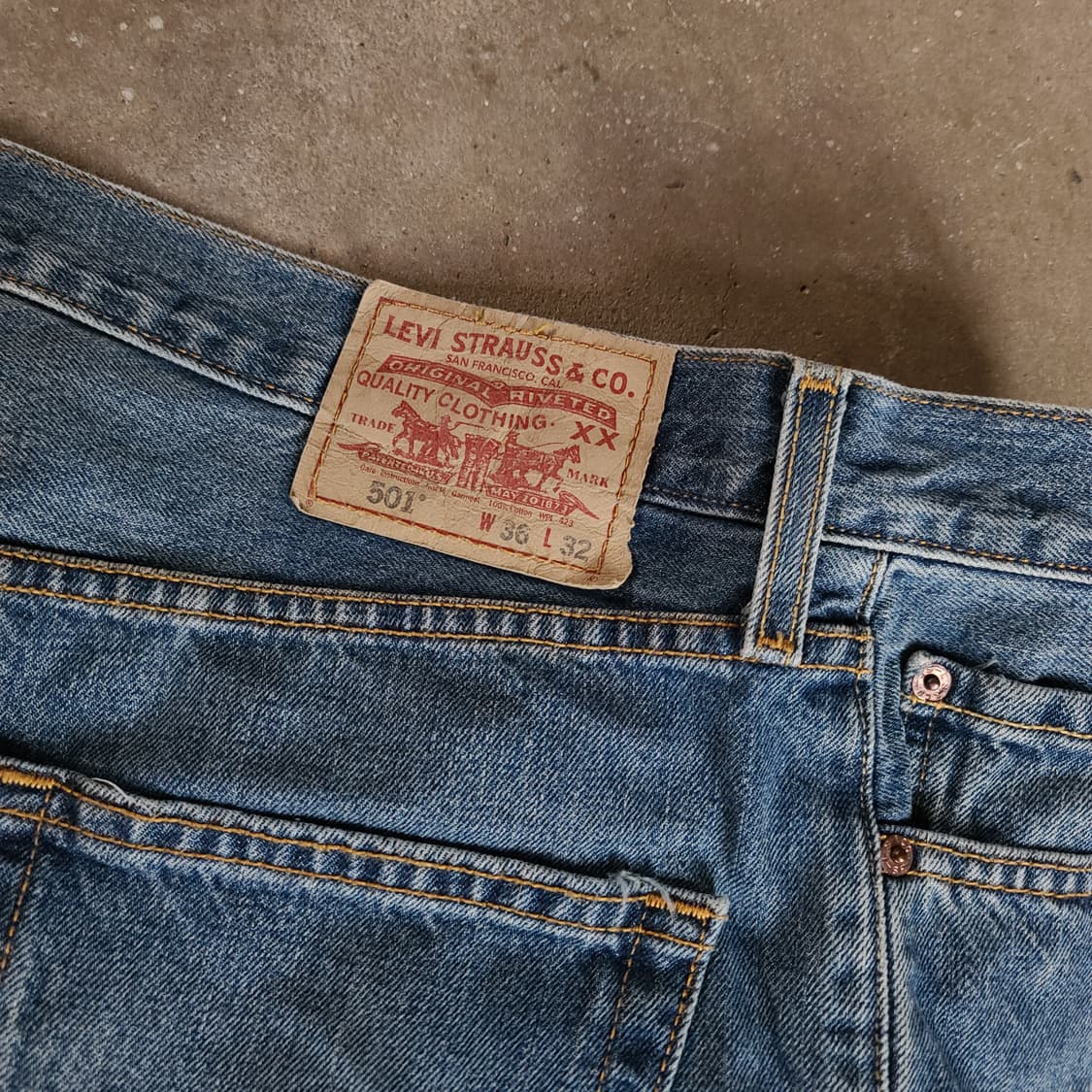 리바이스 501 데님팬츠 상품이미지8