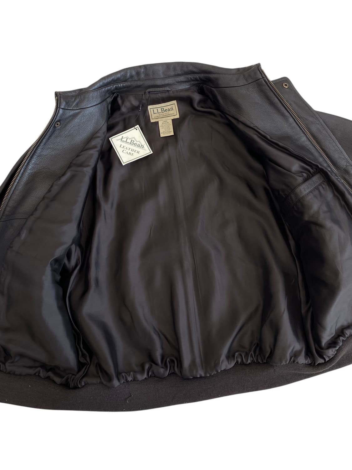 00's 엘엘빈 염소가죽 타입A-2 플라이트 자켓 상품이미지9