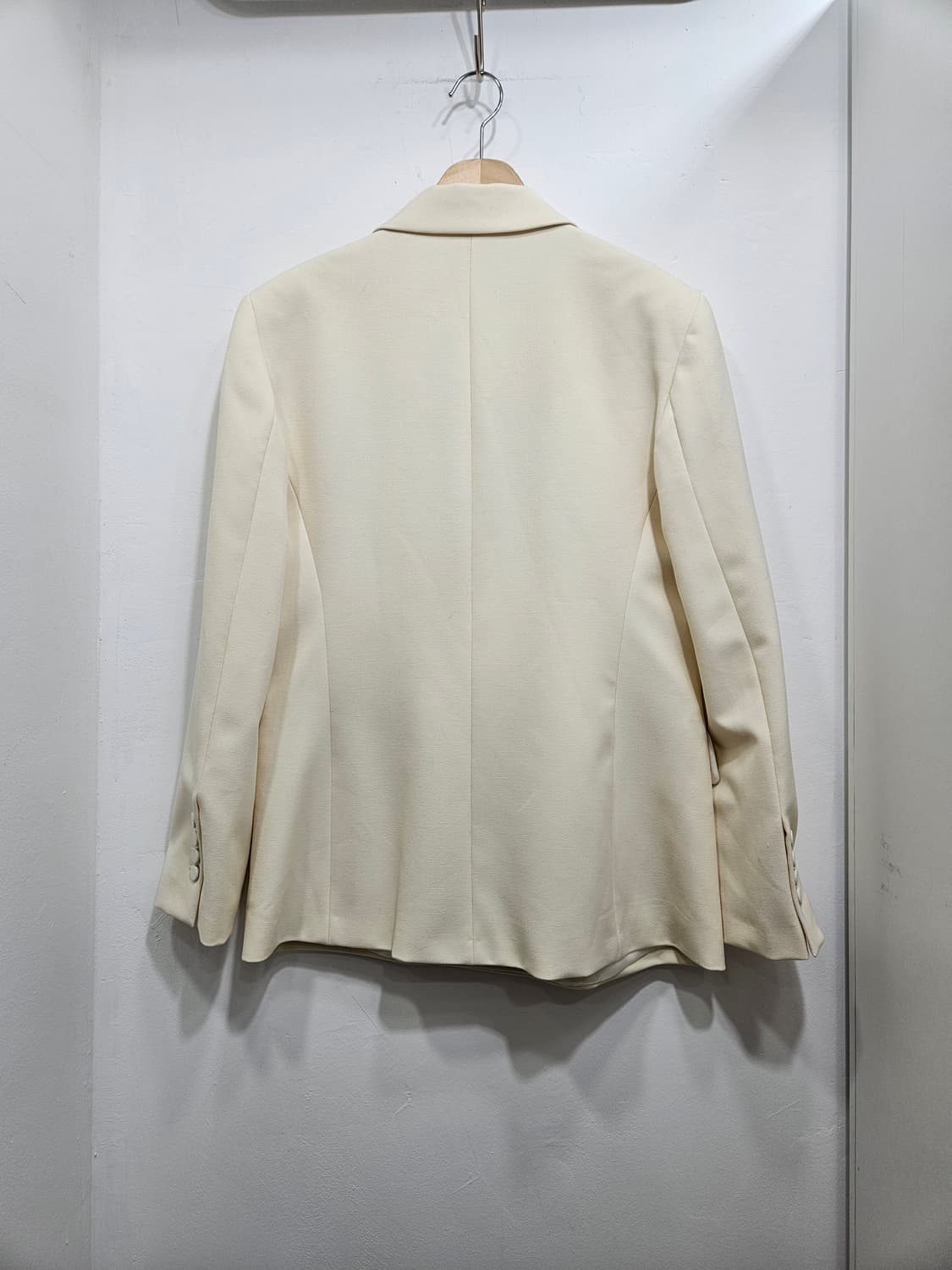 자라(ZARA) 투버튼 아이보리 블레이저 L 상품이미지8