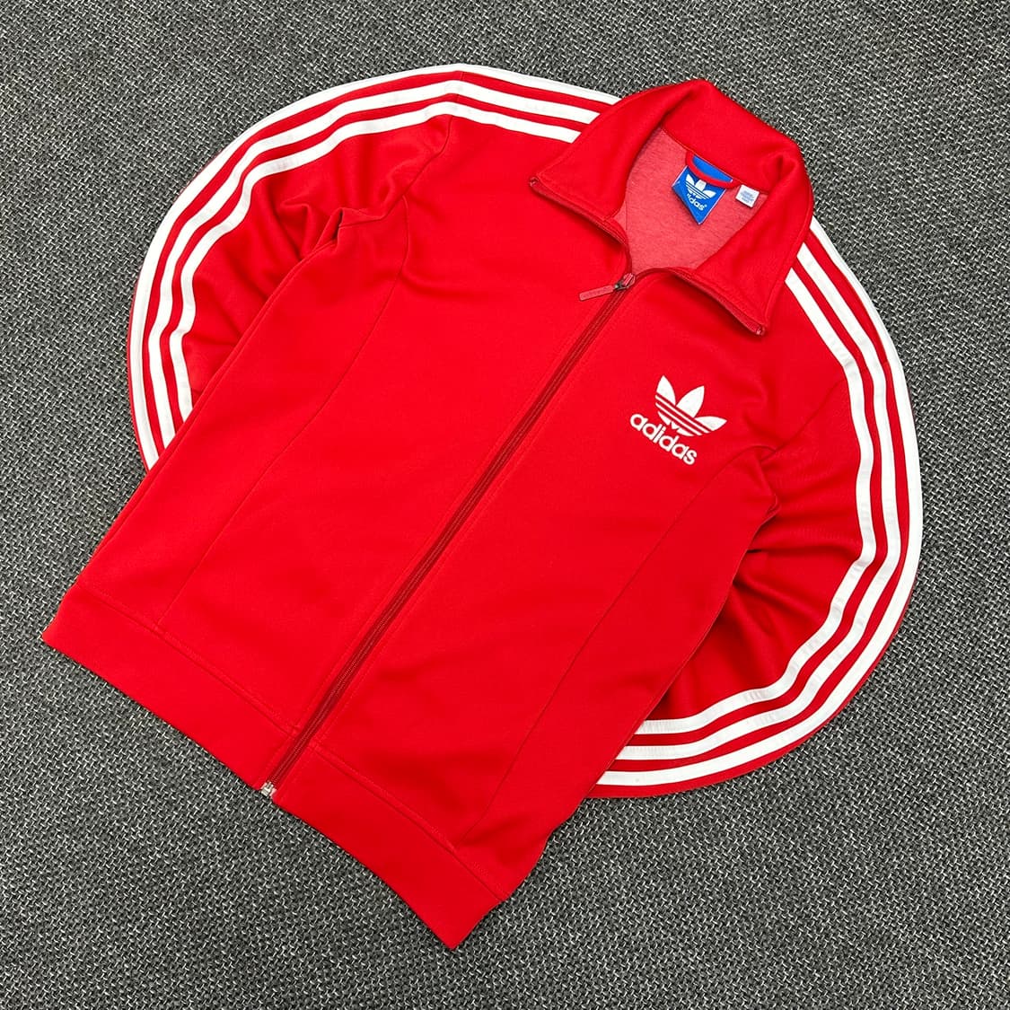 아디다스 빈티지 유로파 레드 져지 100 상품이미지3