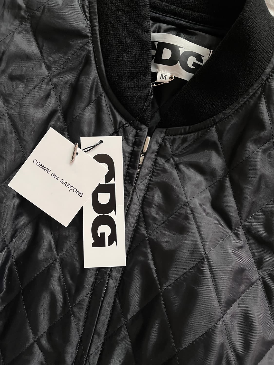 CDG 퀼티드 '84-85 스태프 블루종 블랙 M size 상품이미지4