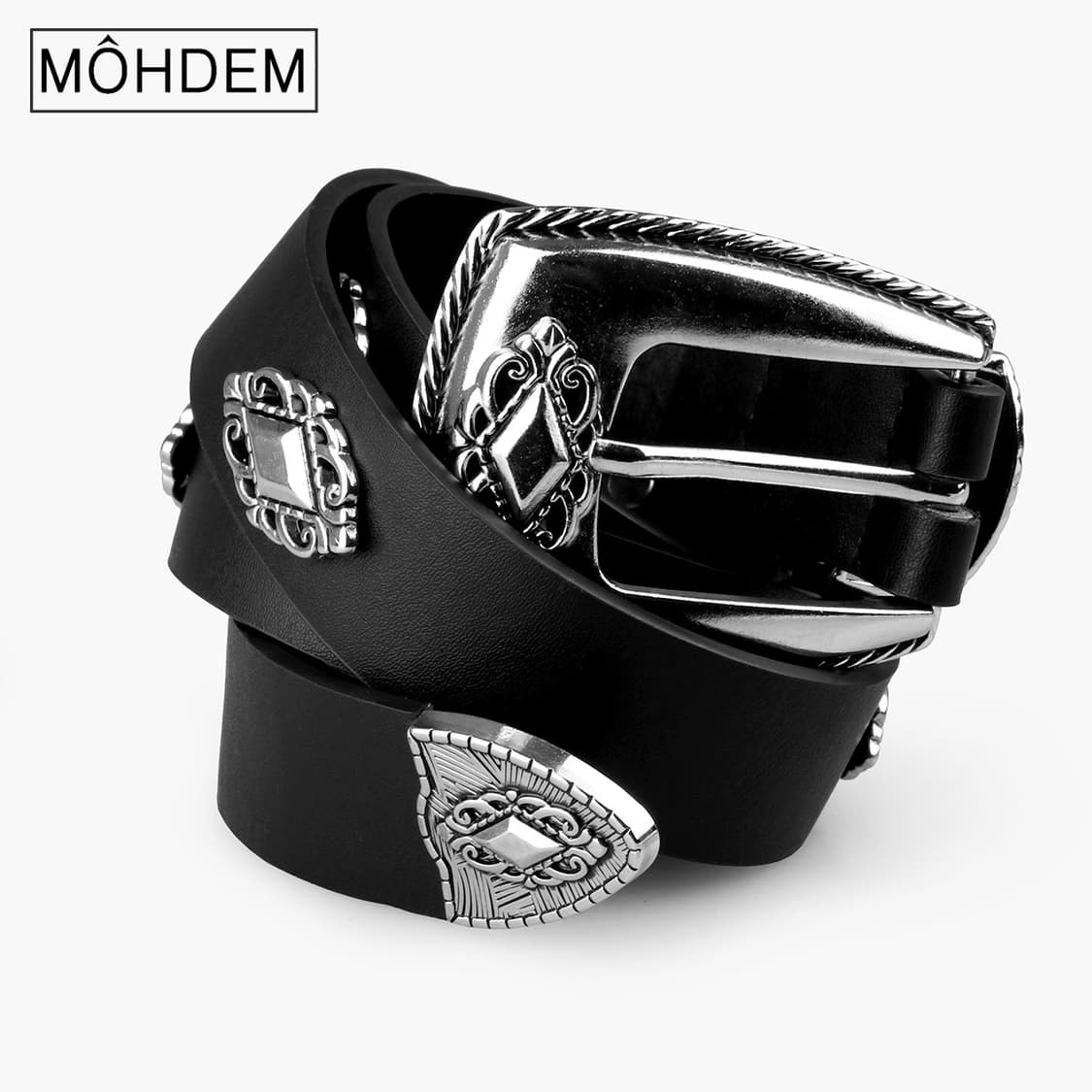 [Unisex] 크롬 볼드 웨스턴 벨트 상품이미지6