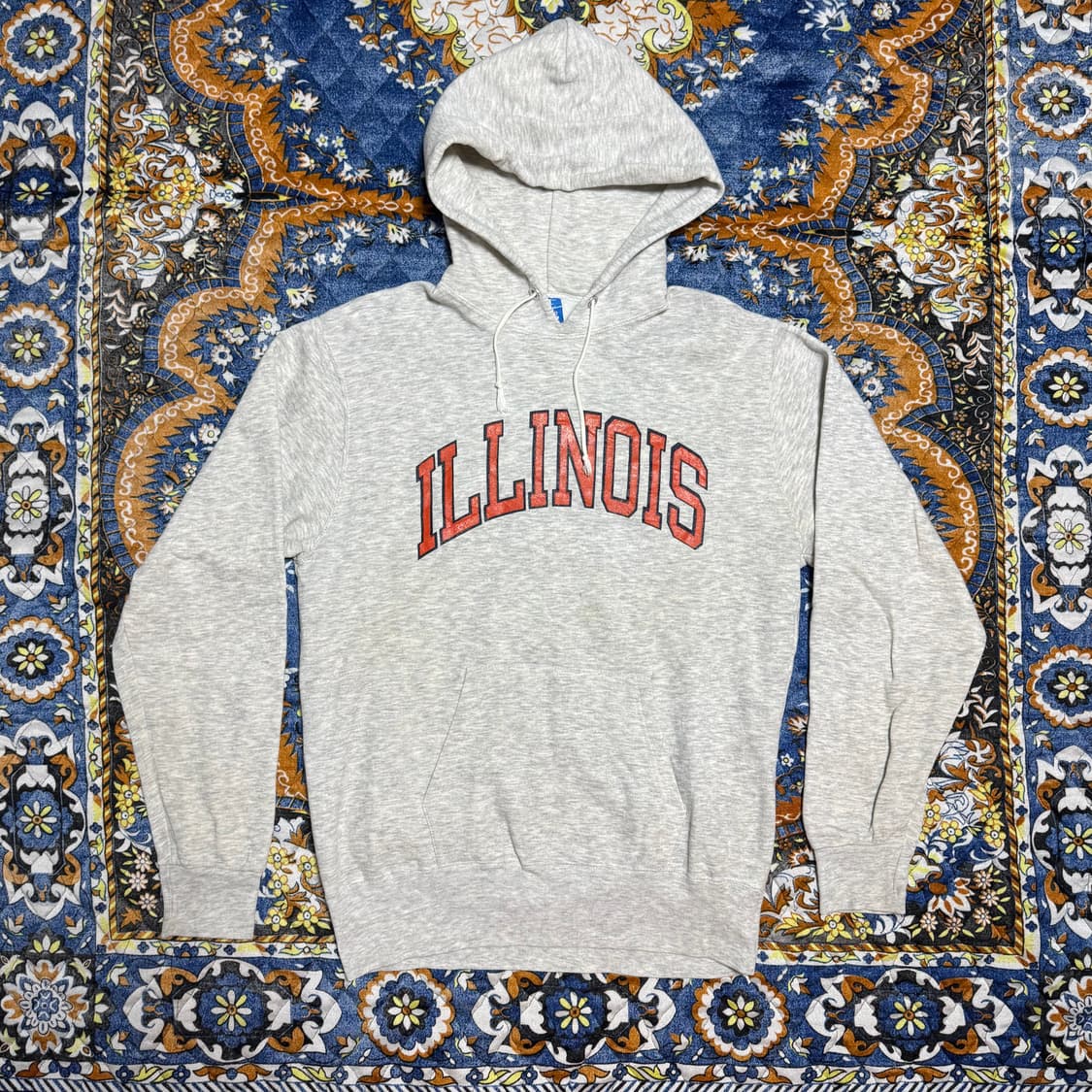 빈티지 80s USA 챔피온 그레이 오트밀 스웻 후드 상품이미지1