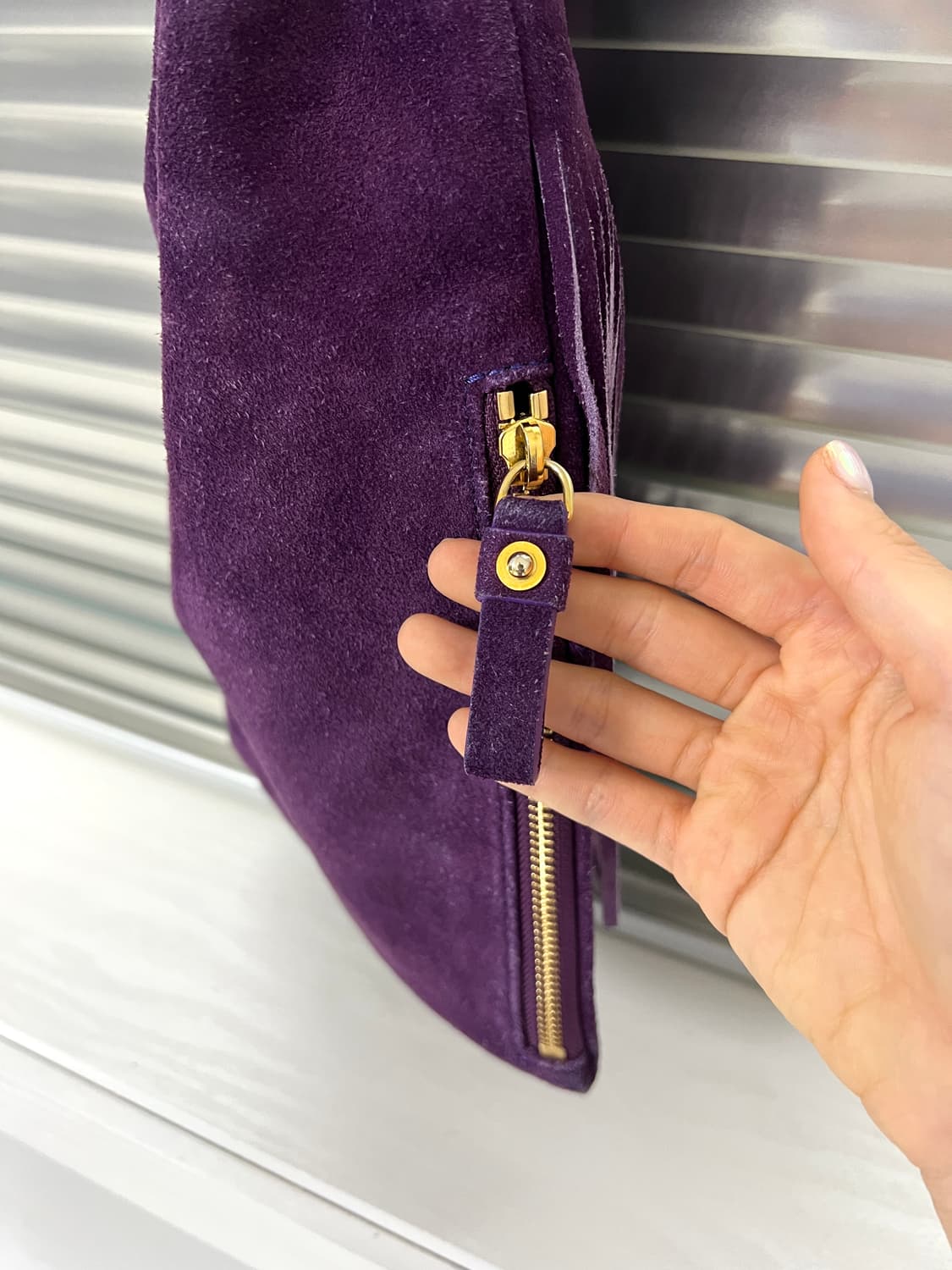 PORTERx5525gallery-SUEDE FRINGE BAG 상품이미지7