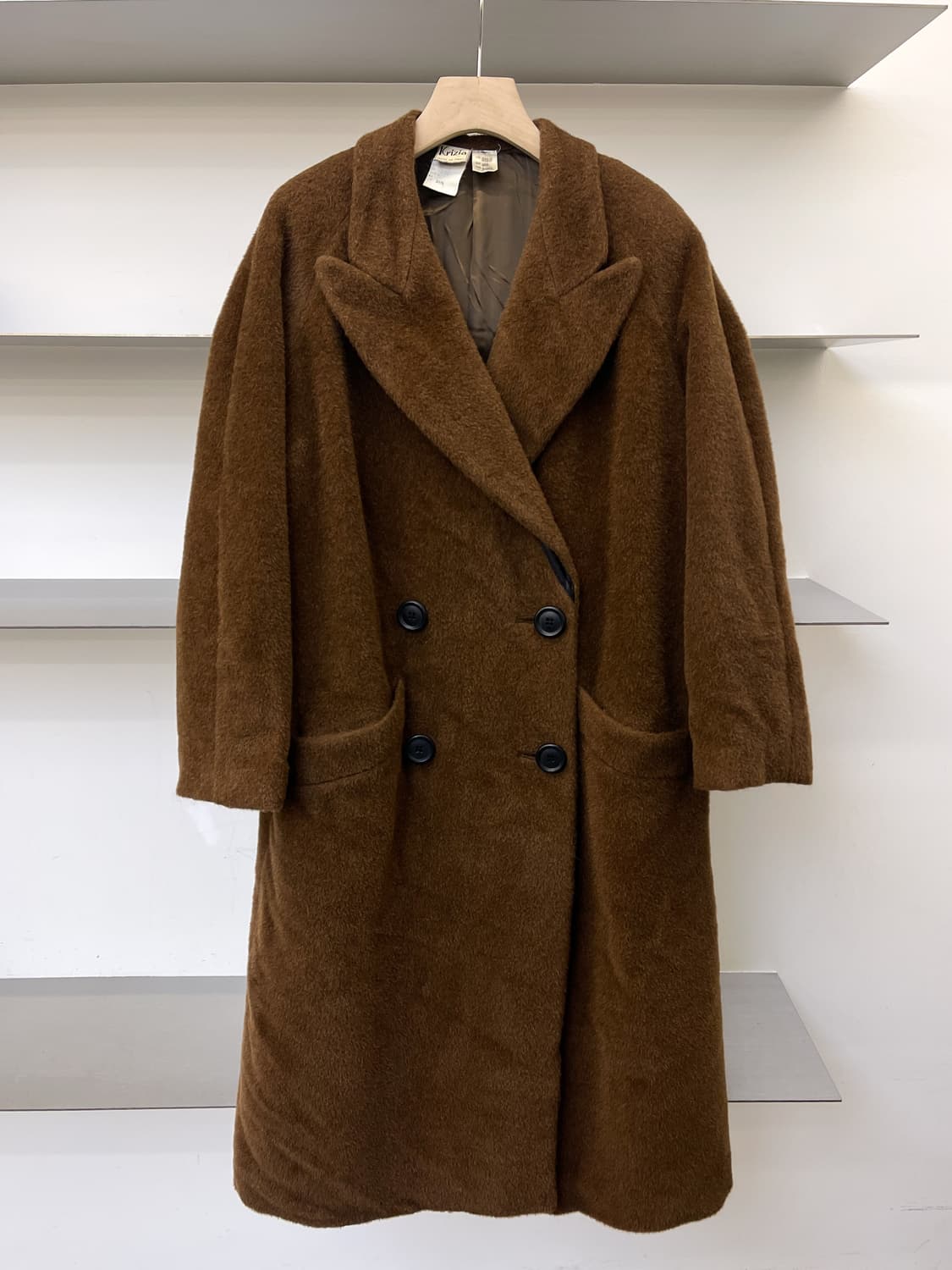 크리지아 90s 이탈리아 모헤어 코트 상품이미지1