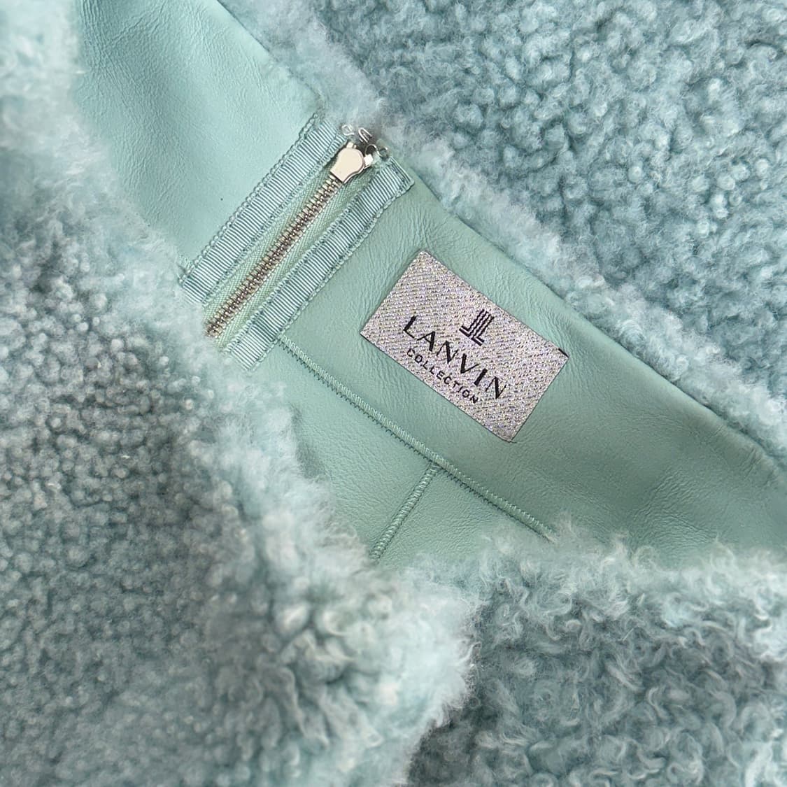 랑방컬렉션 테디 무스탕 스커트 상품이미지3