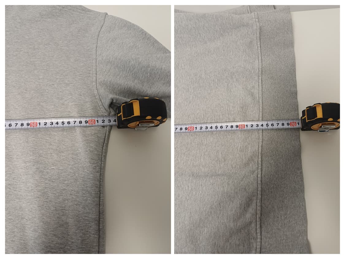 일코르소 에센셜 사이드 슬릿 맨투맨 (그레이/105) 상품이미지10