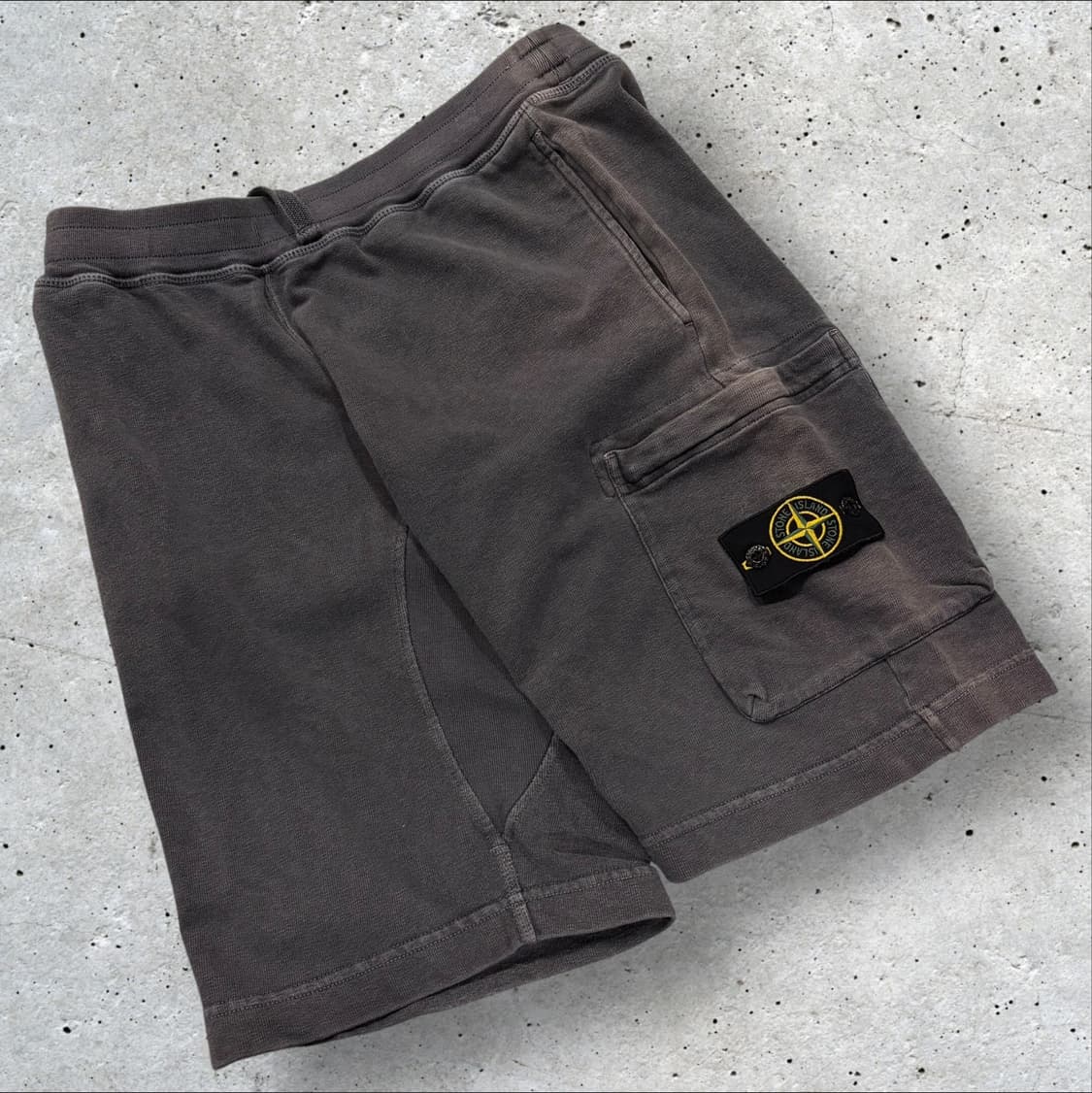 [M] 18ss 스톤아일랜드 카고 스웻 팬츠 반바지 그레이 C599 상품이미지1