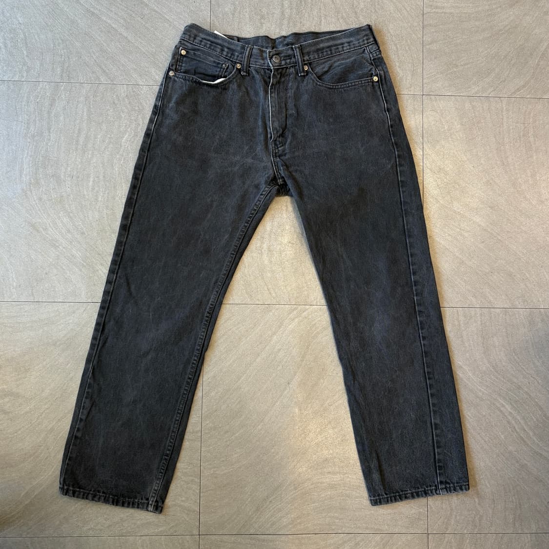리바이스 정품 505 데님 블랙 팬츠 바지 상품이미지1