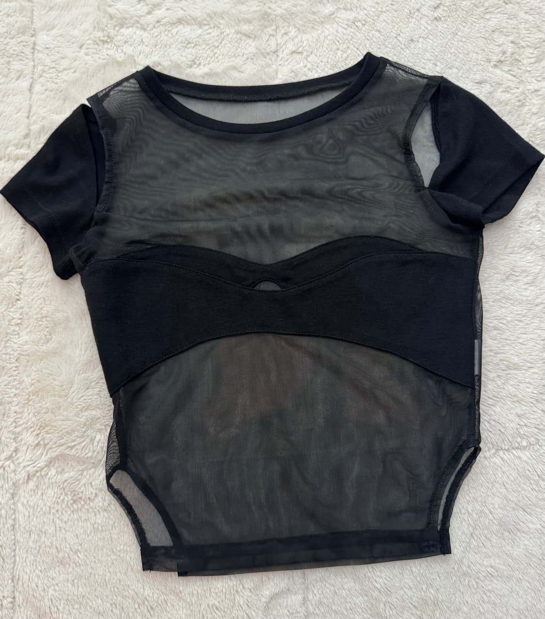 언헤이 시스루 티 상품이미지1