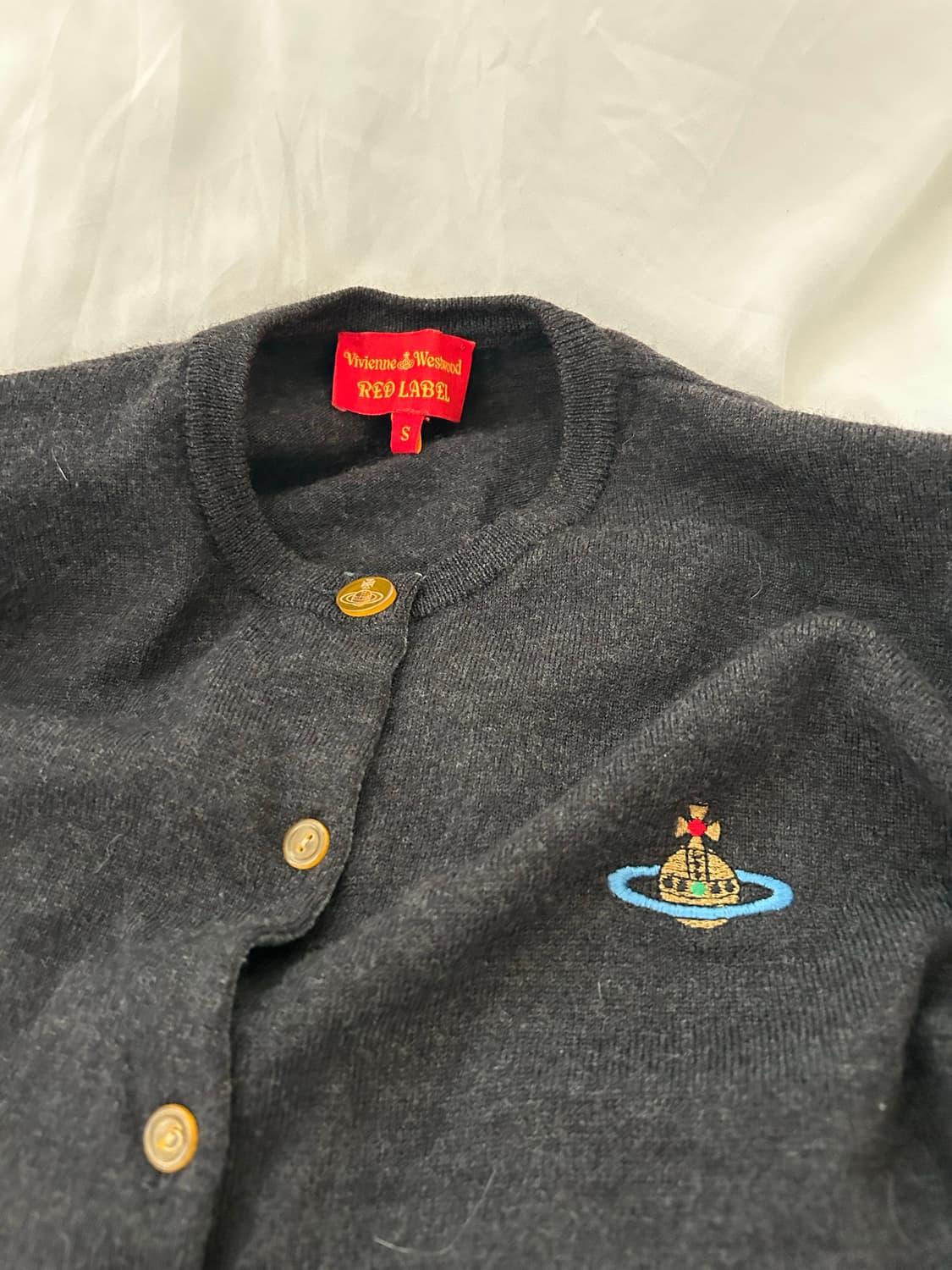 vivienne westwood 차콜 가디건 상품이미지1