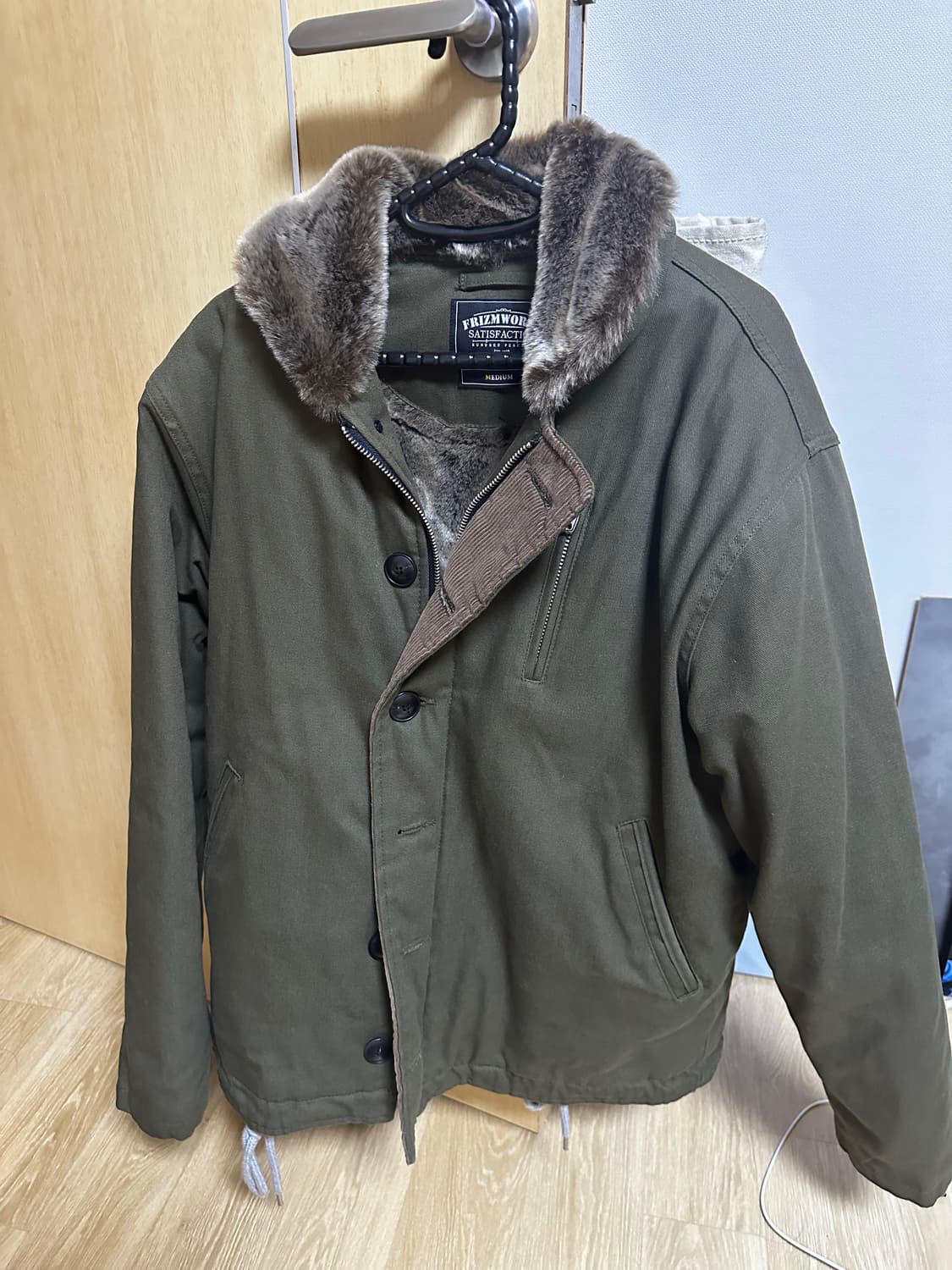 프리즘웍스 DECK JACKET _ OLIVE m사이즈 상품이미지3