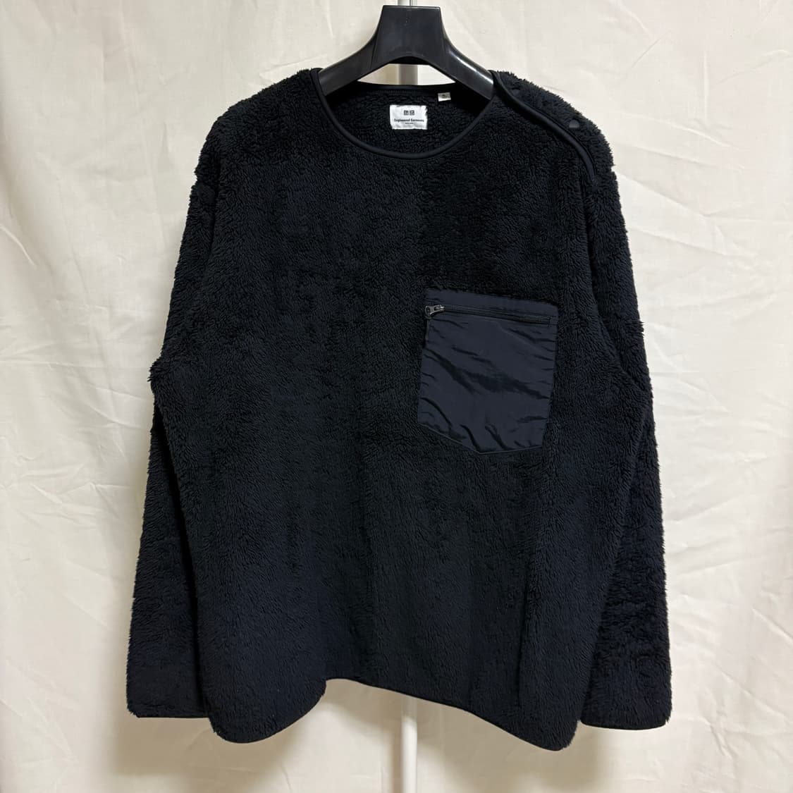 유니클로 X 엔지니어드 가먼츠 콜라보 플리스 / 블랙, XL 상품이미지1