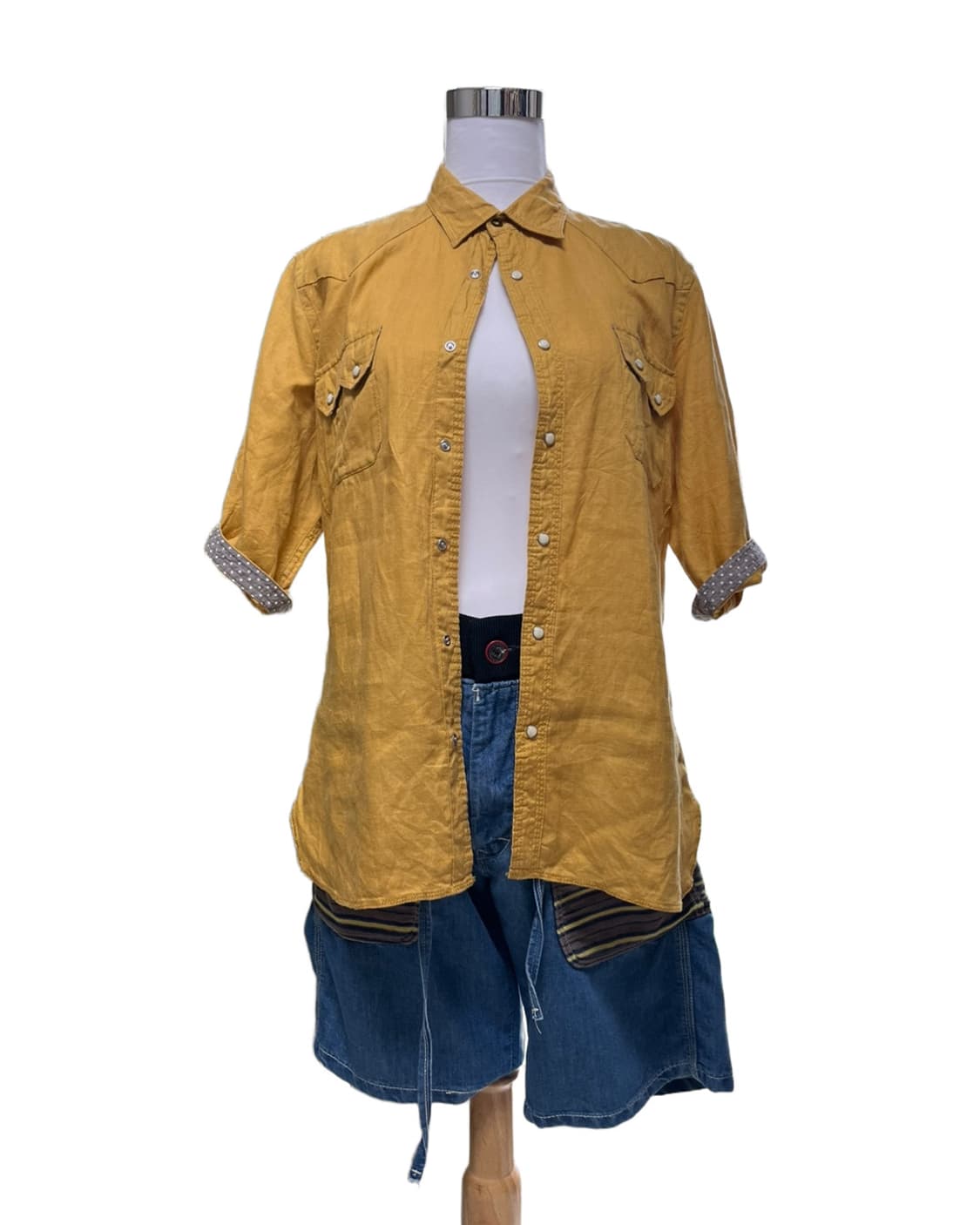 Mustard linen shirt 상품이미지6