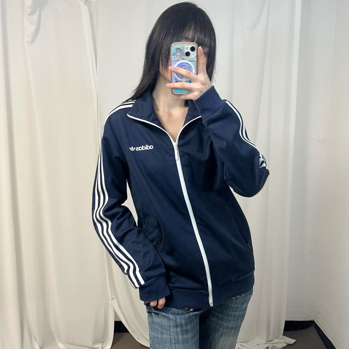 Adidas navy Beckenbauer BB track top 상품이미지2