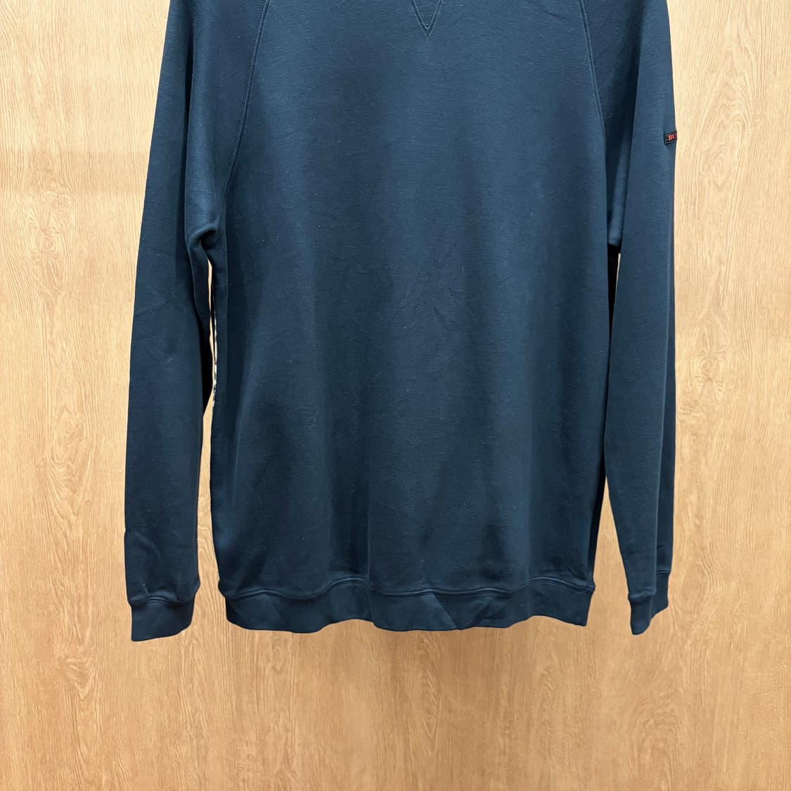 버버리 골프 코튼 긴팔 맨투맨 사이드 와펜 레글런 디테일 네이비 상품이미지5