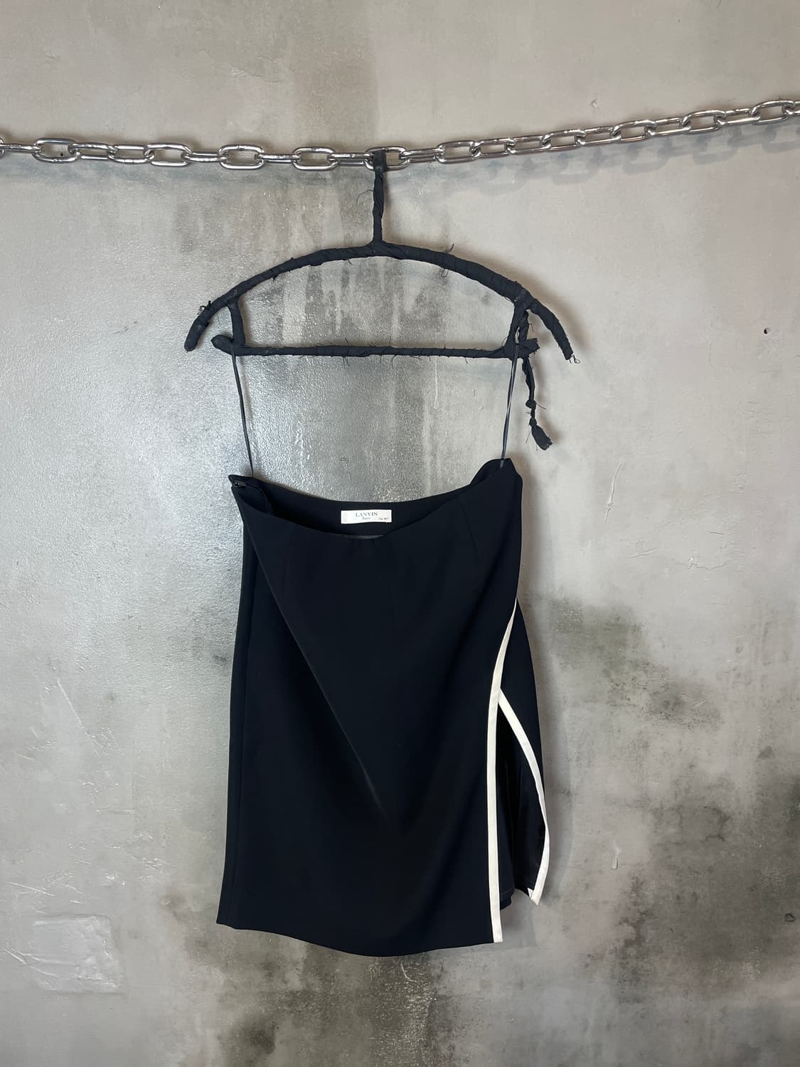 랑방 비대칭 슬릿 스커트 상품이미지3