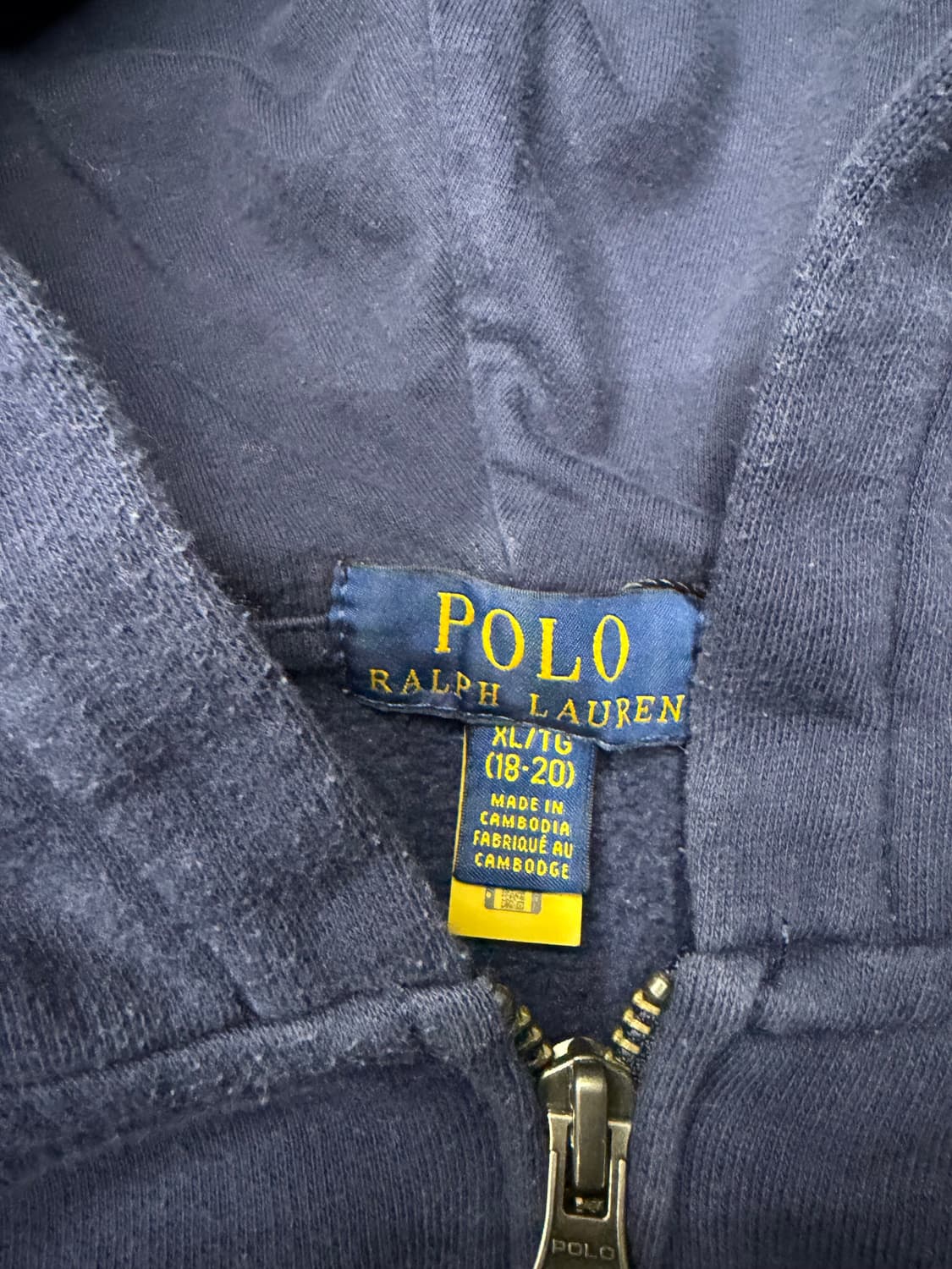 폴로 랄프로렌 네이비 후드집업 95 상품이미지6