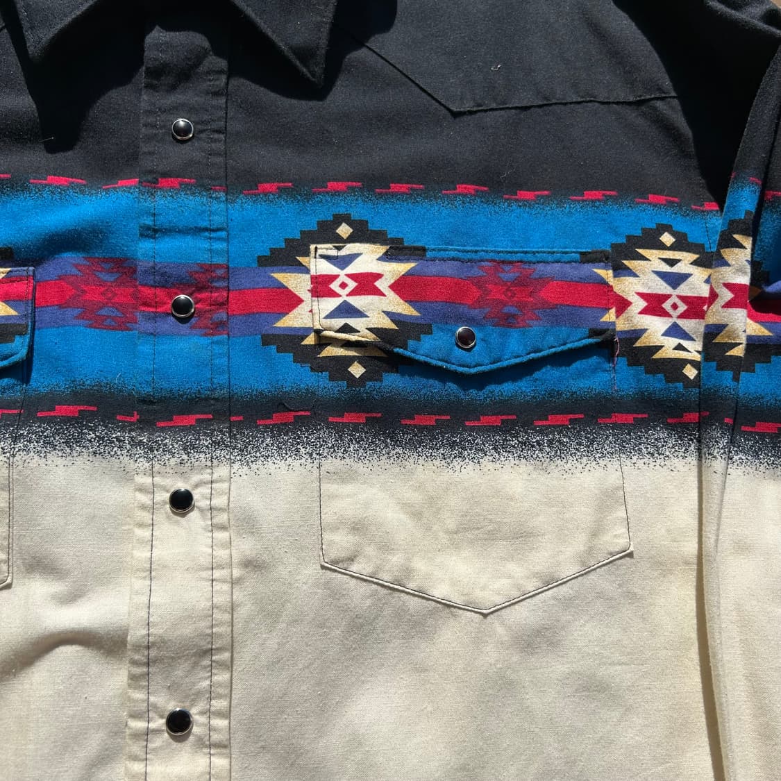 [2XL] 90s 랭글러 나바호 패턴 웨스턴 셔츠 상품이미지3