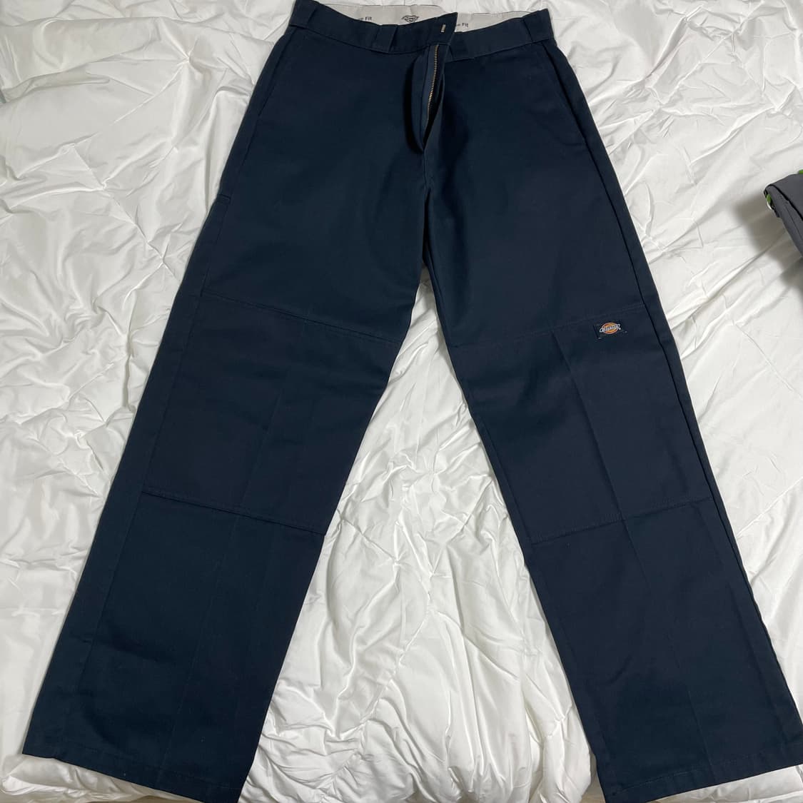 디키즈 루즈 핏 더블니 워크 팬츠 다크 네이비 85283 상품이미지1