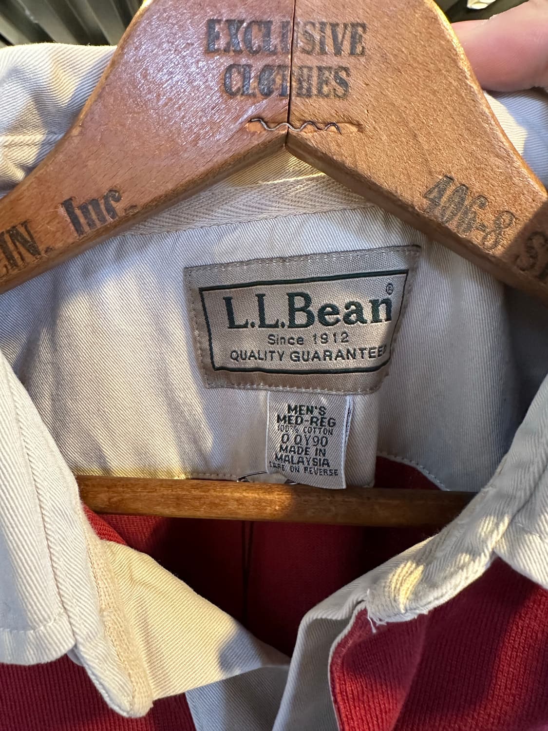 엘엘빈 코튼 럭비셔츠 럭비티셔츠 상품이미지7