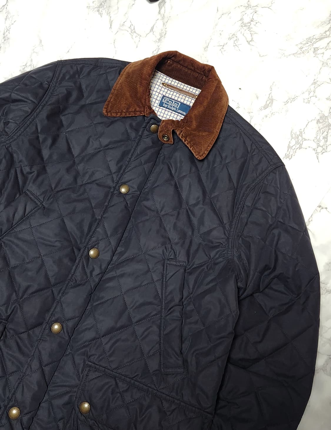 폴로 랄프로렌 퀄팅 코듀로이 네이비 자켓 상품이미지5