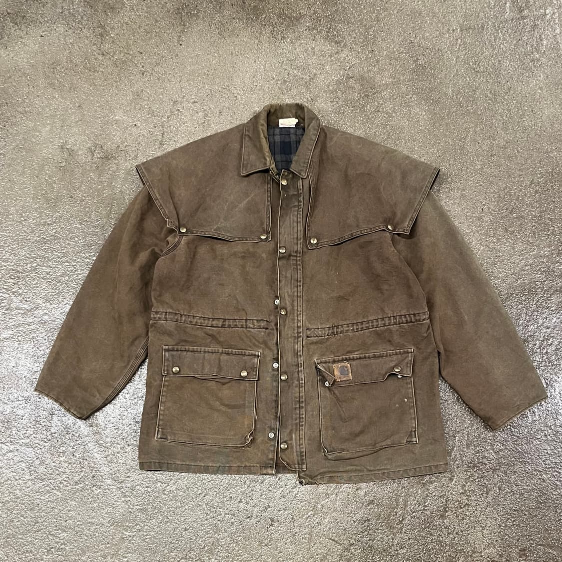 90s Carhartt 덕 케이프 코트 (110) 상품이미지3