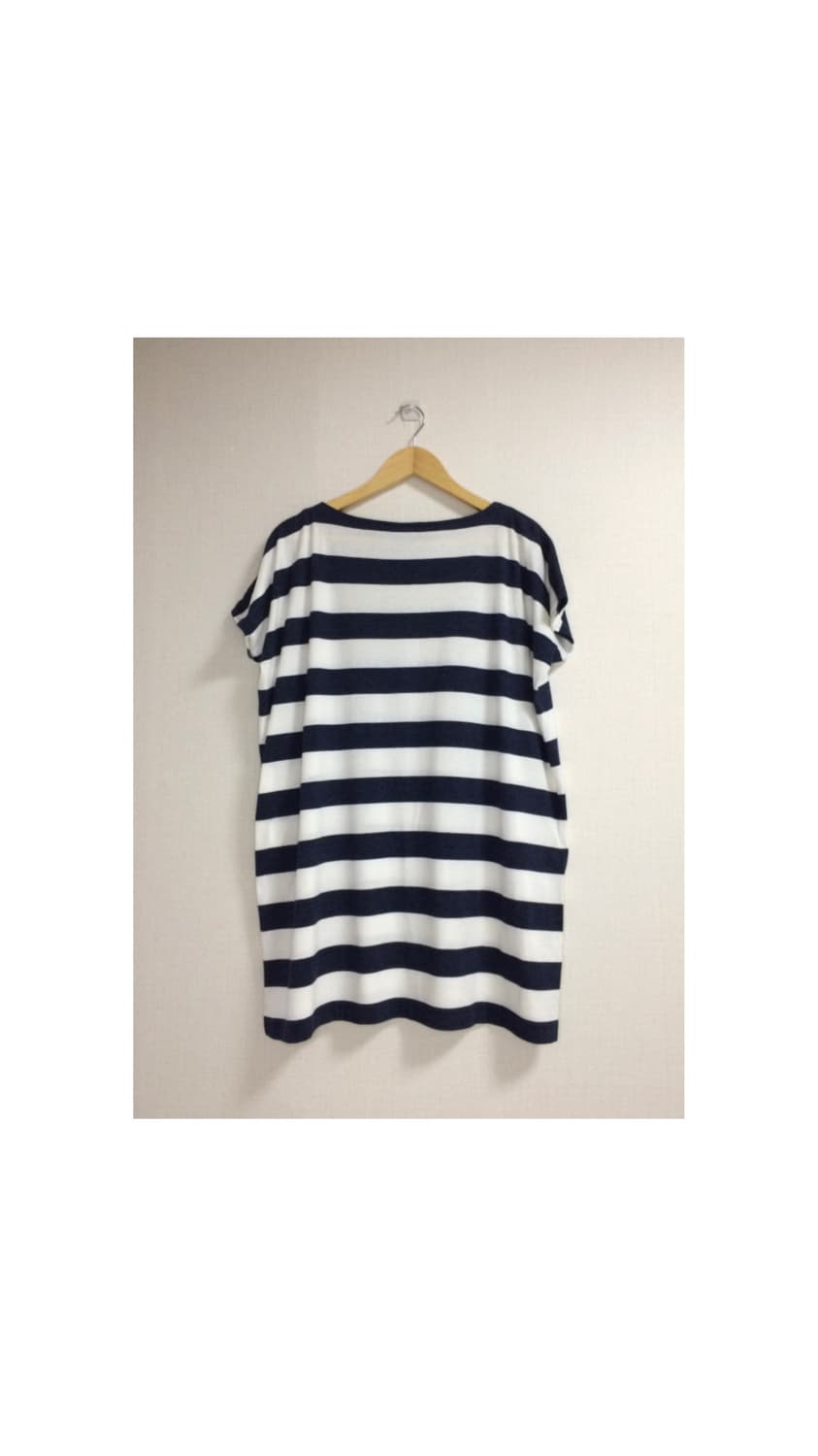 사만사모스 네이비 스트라이프 튜닉 원피스 상품이미지1