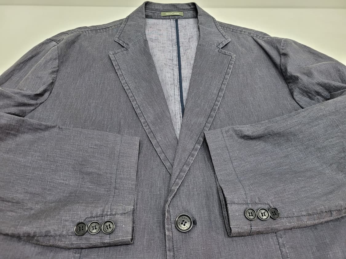 Henry Cottons 헨리코튼 린넨 블레이저 자켓 / 남 105 달걀 상품이미지3