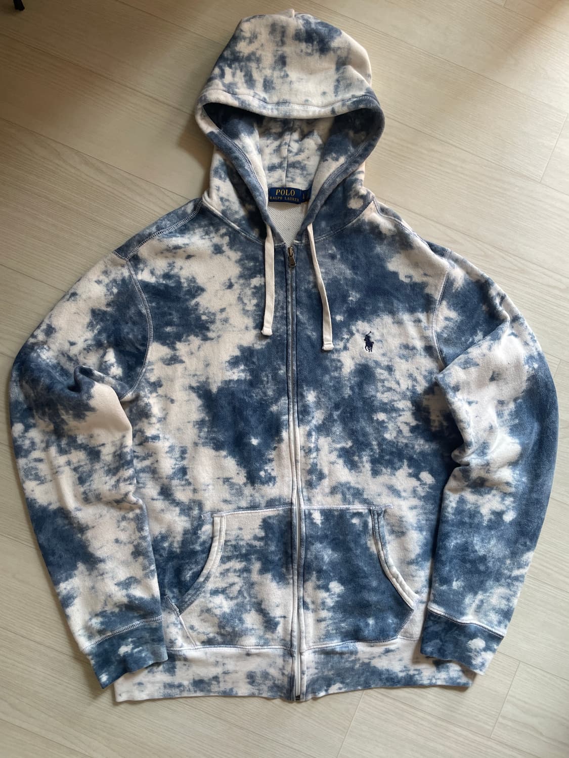 폴로 타이다이 후드집업 상품이미지1