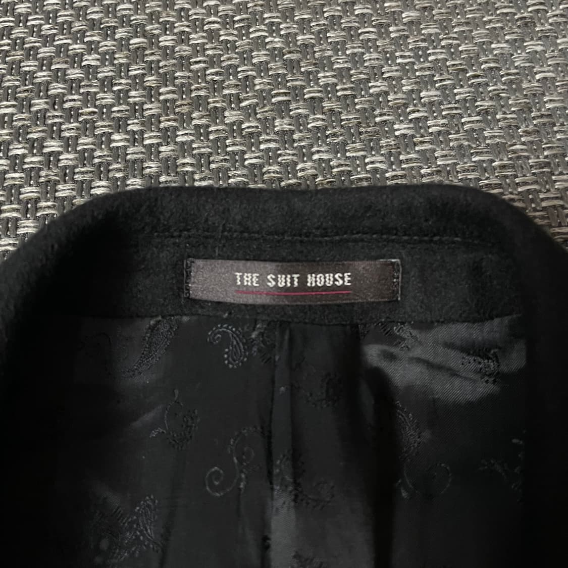 더수트하우스 블랙 캐시미어 100 싱글 코트 상품이미지4