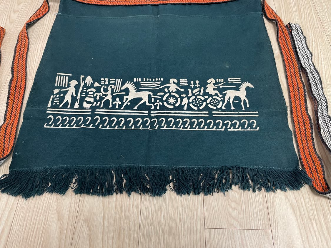 에스닉 빈티지 앞치마 9번 90s 상품이미지3