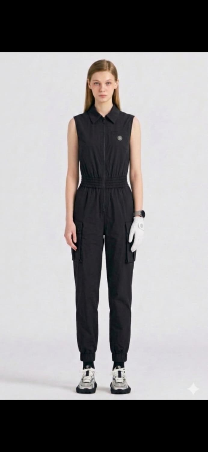 지포어 슬리브리스 점프수트 XS사이즈 상품이미지2