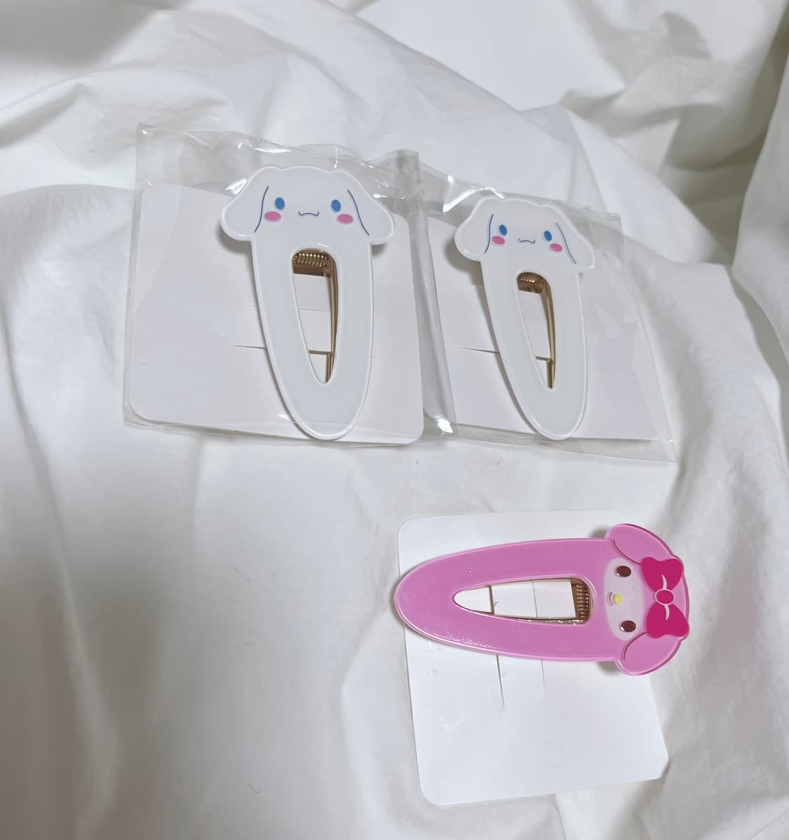 캐릭터 머리핀 시나모롤 마이멜로디 새상품 일괄판매 상품이미지1