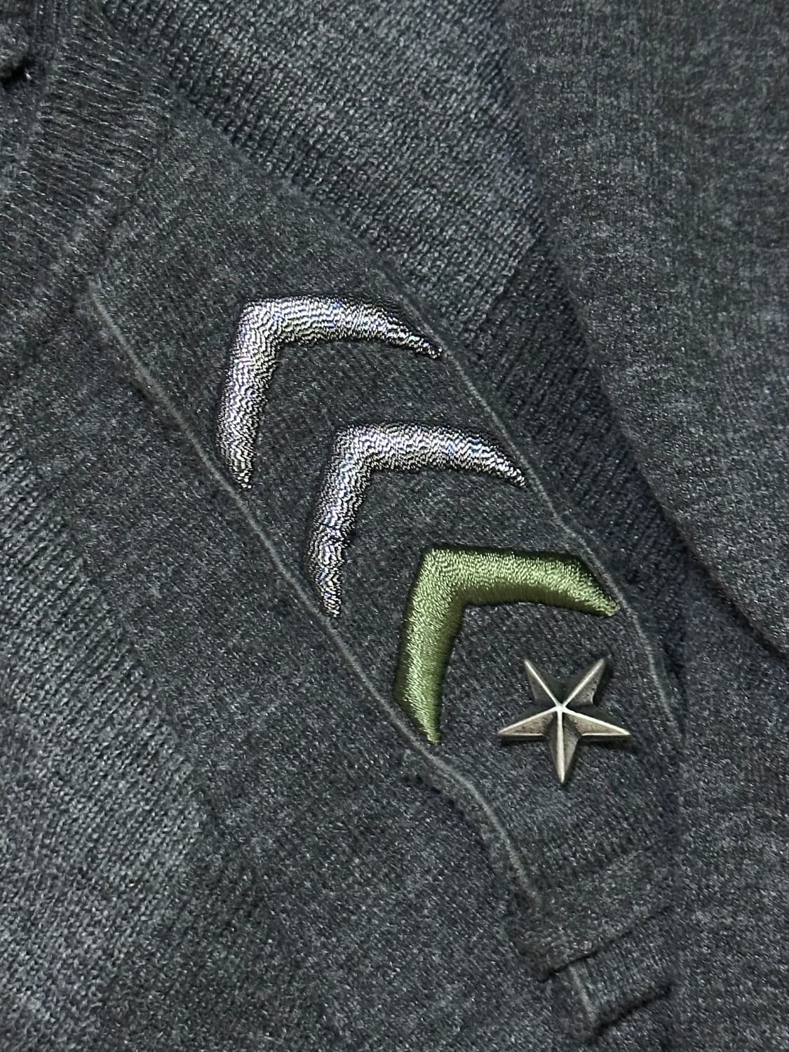 시스템옴므 밀리터리 견장 니트 100/그레이 상품이미지7