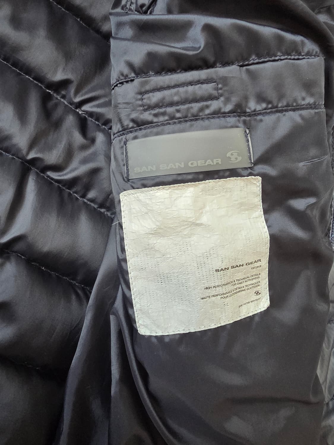 산산기어 서픽스 푸퍼 자켓 네이비_25FW 1사이즈 상품이미지2