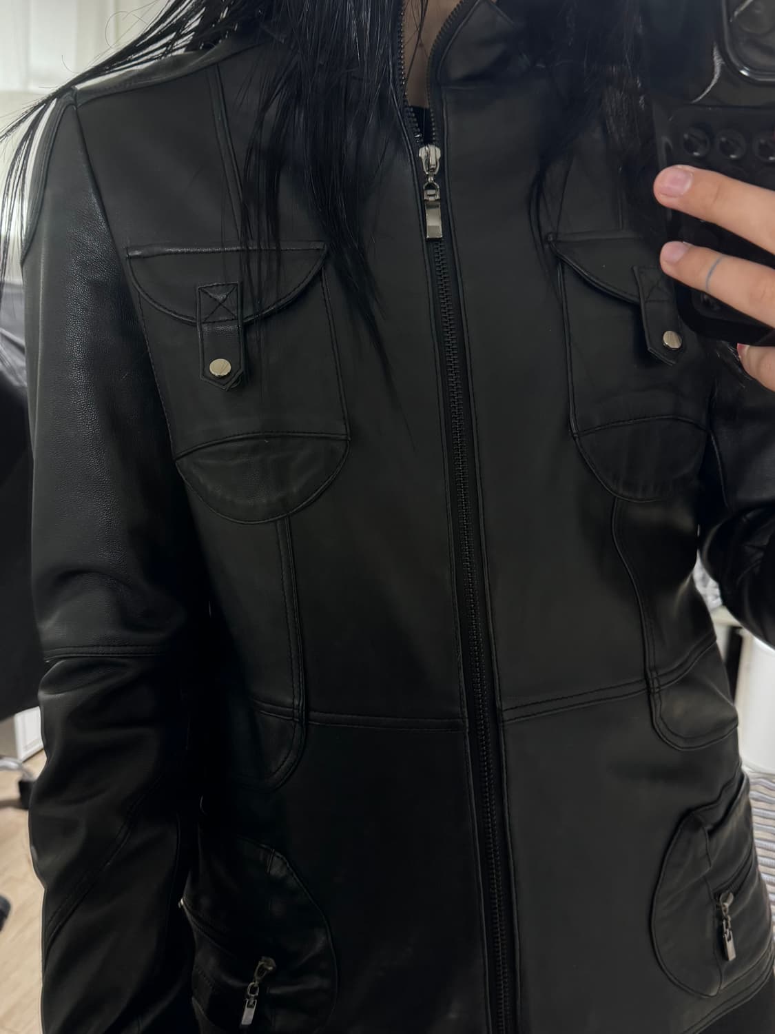 양가죽 레더 자켓 상품이미지4