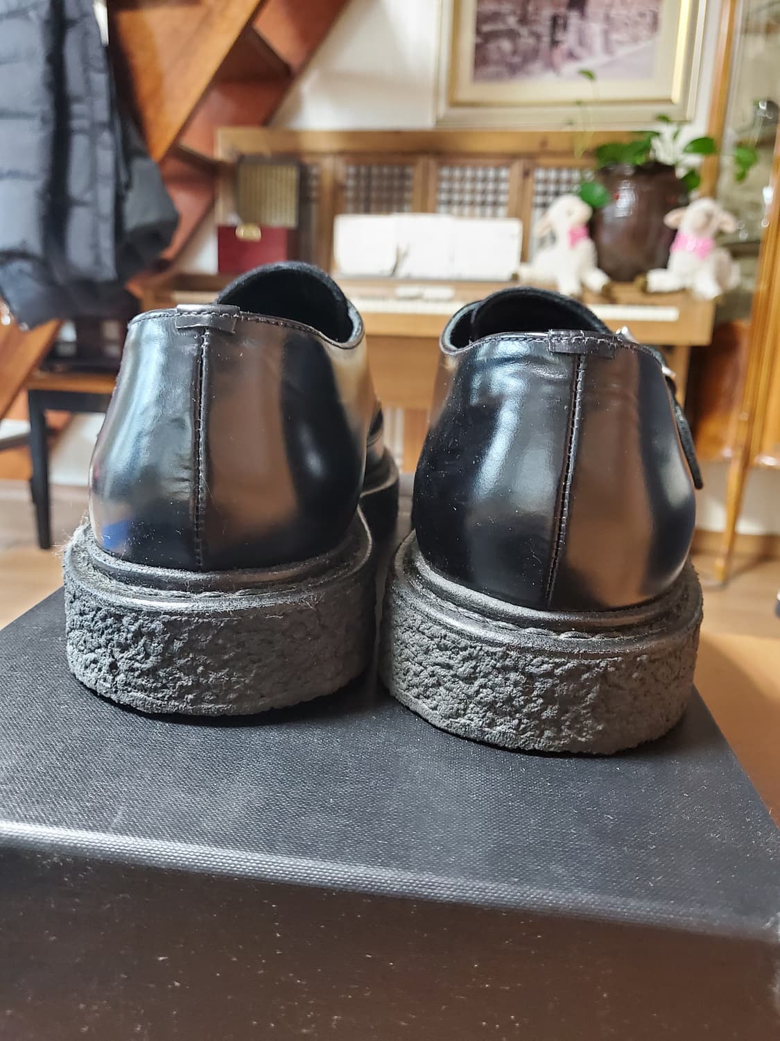 생로랑 몽크스트랩 스웨이드 클리퍼 EU 42 (270~275) 상품이미지8