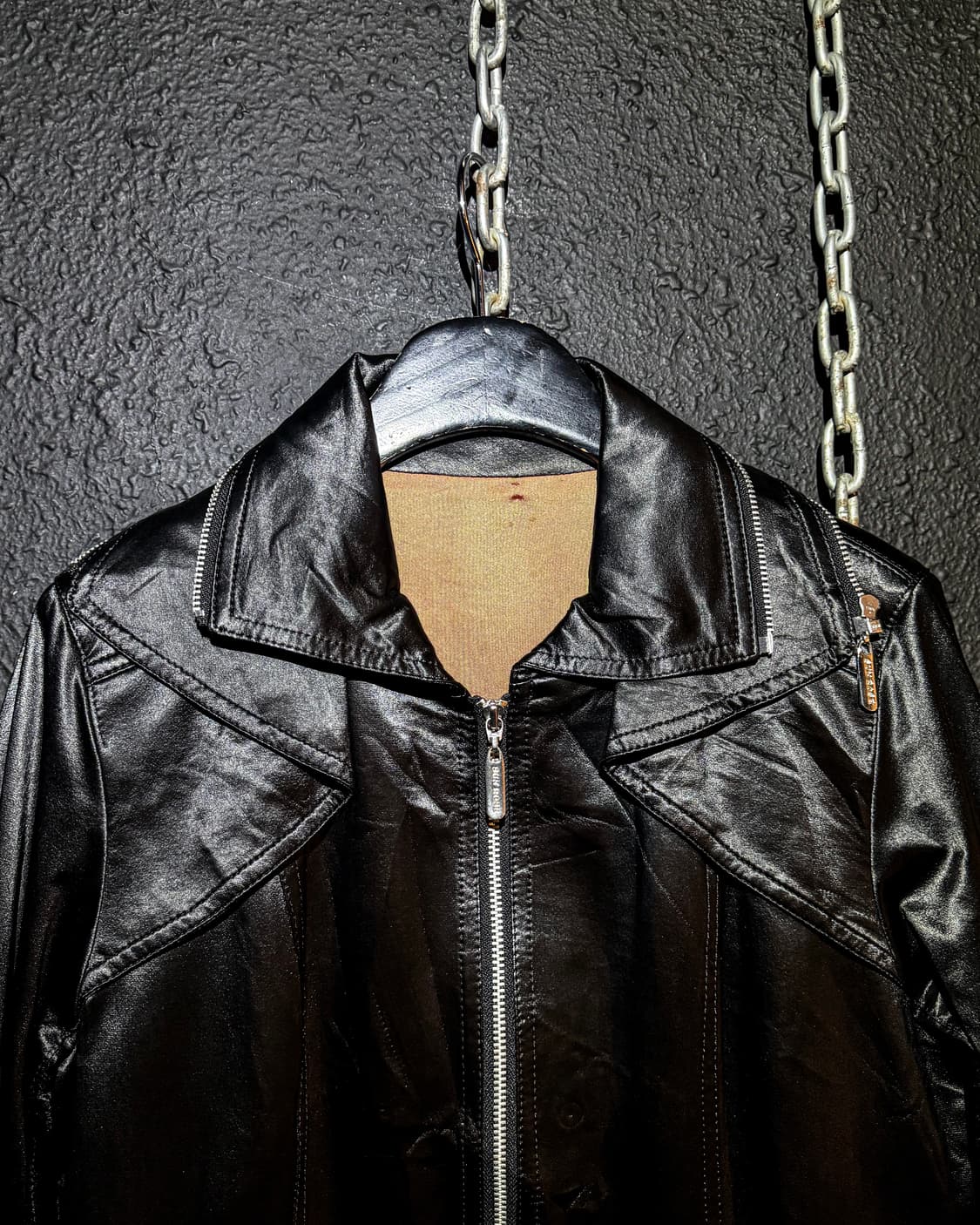 Nylon Gloss Zip Jacket  상품이미지2