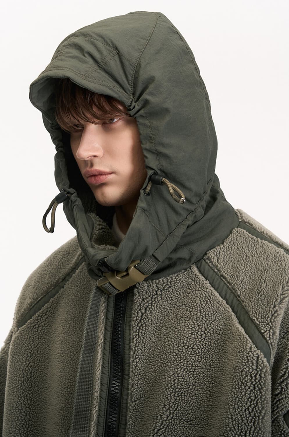 시스템옴므 부클 후드집업 후리스 (100) 상품이미지3