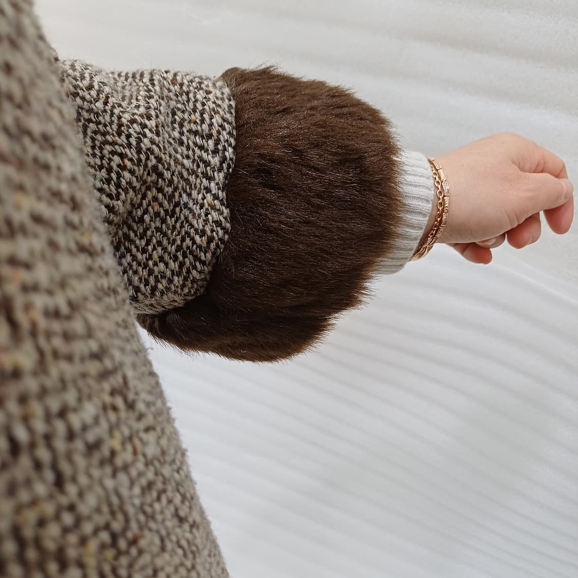 벨레로즈 울 트위드 A라인 코트 여성 S ~ M 큐티 사랑봉봉 상품이미지6