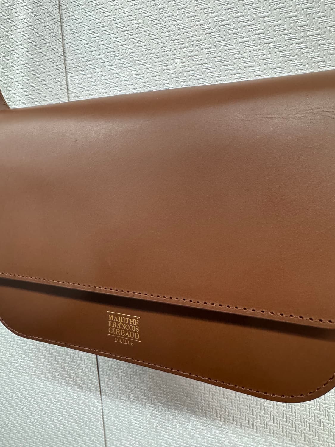 마리떼 프랑소와저버 브라운 레더 숄더백 상품이미지2