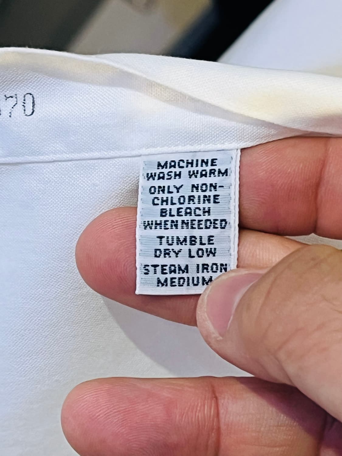 폴로 랼프로렌 화이트 드레스 셔츠 상품이미지5