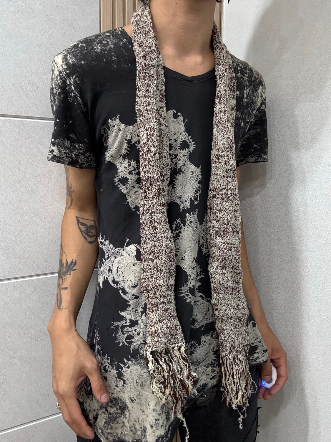 17. Y2K Brown scarf 2.2 상품이미지1