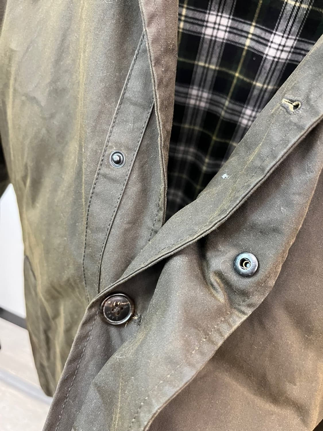 105) 닥스 125주년 왁스자켓  상품이미지8